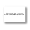 Etiquettes permanentes 20x16 "ACJQ" pour pince 1136 Paxar Monarch Avery
